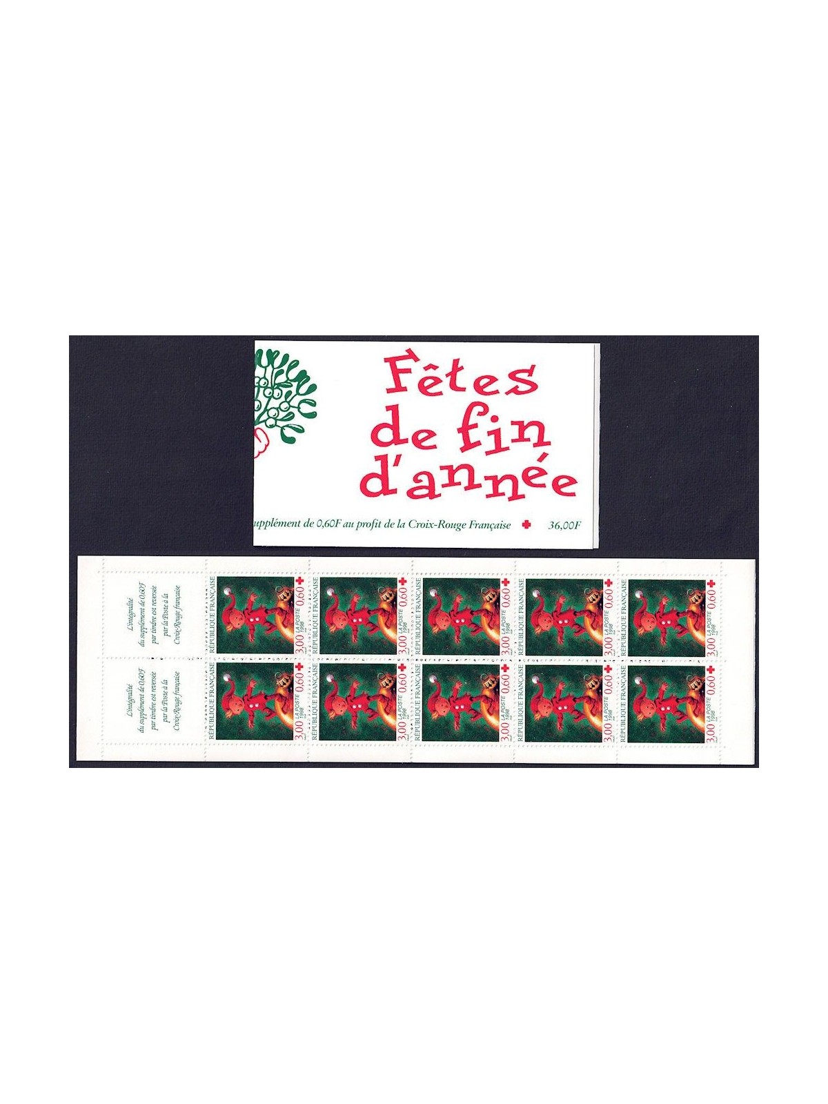 FRANCE 1998 Pro Red Cross booklet MNH**