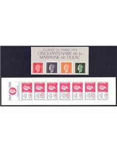 FRANCIA 1994 Giornata del francobollo LB MNH**