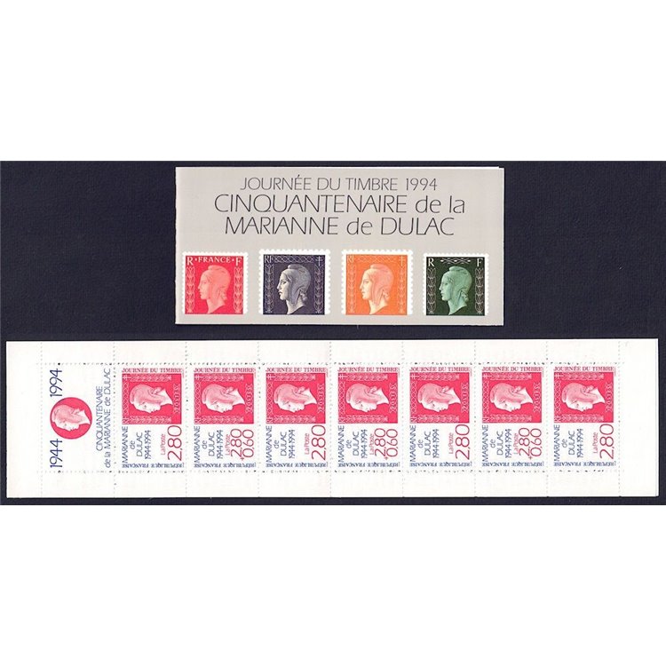 FRANCIA 1994 Giornata del francobollo LB MNH**