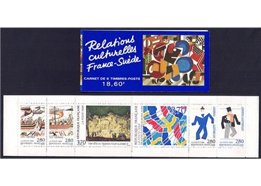 FRANCE 1994 Cultural relations with Sweden booklet MNH**