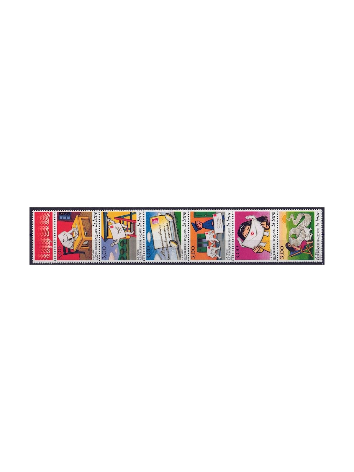 FRANCE 1997 The Days of the Letter 6v MNH**