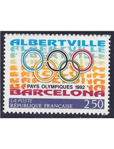 FRANCIA 1992 Paesi Olimpici (Albertville e Barcellona) MNH**