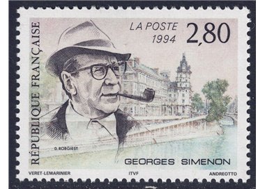 FRANCE 1994 Georges Simenon MNH**
