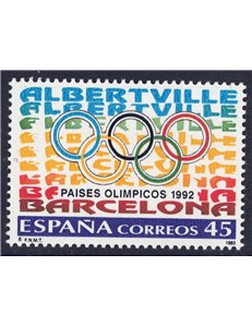 SPAGNA 1992 Paesi Olimpici (Albertville e Barcellona) MNH**