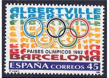 SPAIN 1992 Olympic Countries (Albertville and Barcelona) MNH**