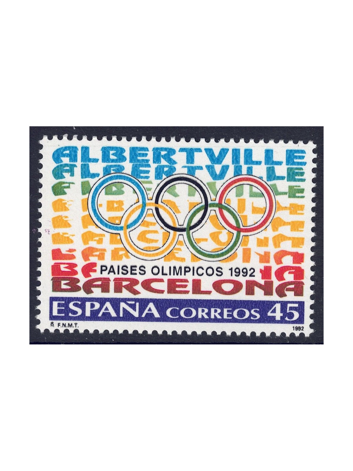 SPAIN 1992 Olympic Countries (Albertville and Barcelona) MNH**