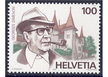 SVIZZERA 1994 Georges Simenon MNH**