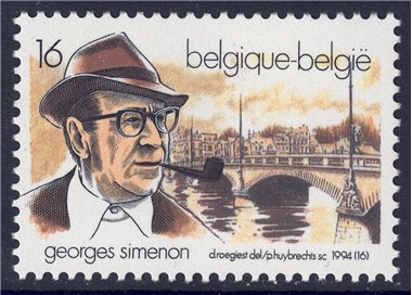 BELGIUM 1994 Georges Simenon MNH**