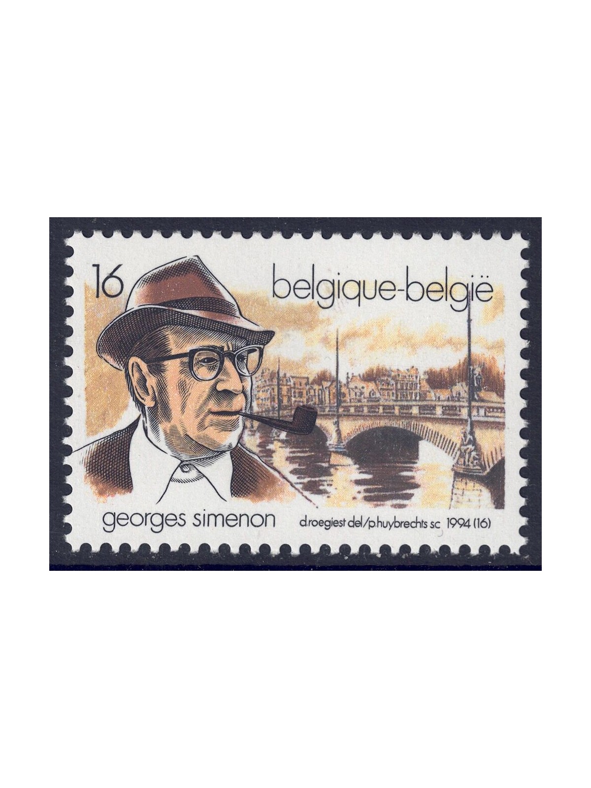 BELGIUM 1994 Georges Simenon MNH**