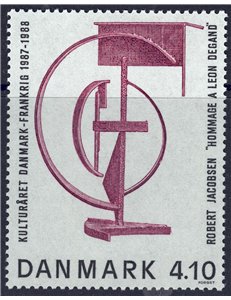 DANIMARCA 1988 Robert Jacobsen MNH**