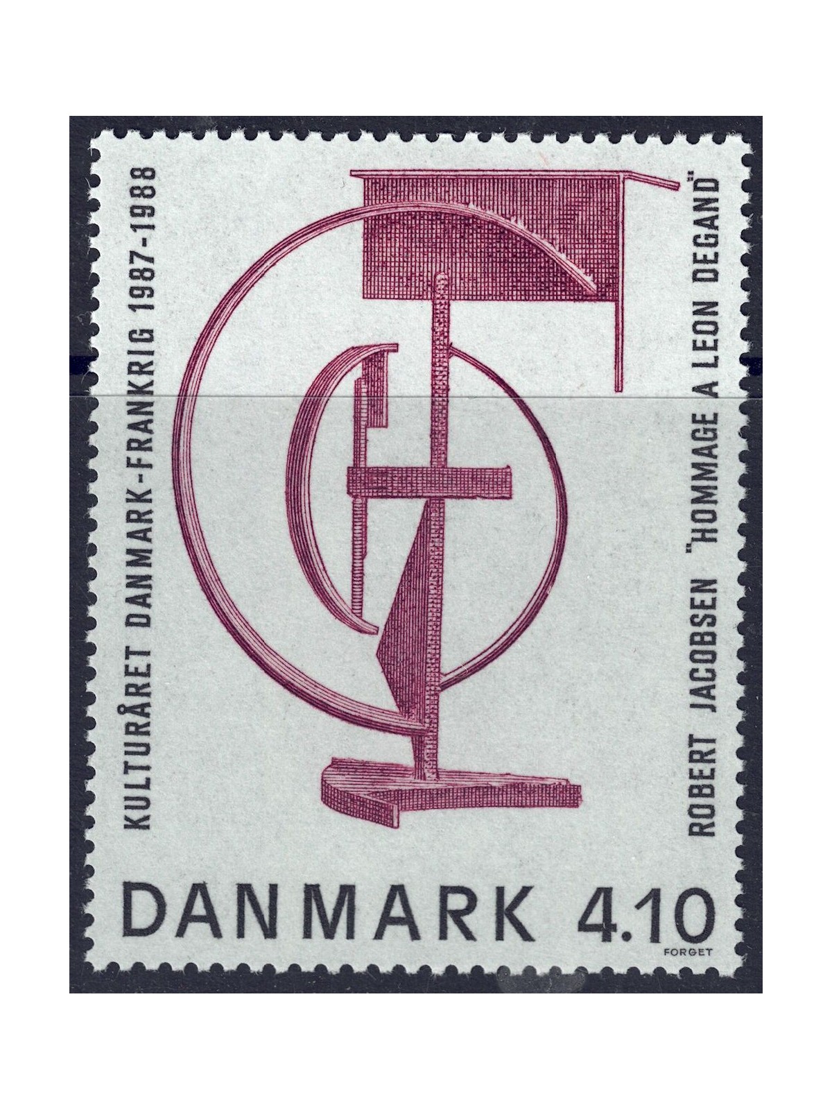 DENMARK 1988 Robert Jacobsen MNH**