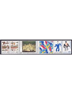 FRANCE 1994 Cultural relations with Sweden 6v MNH**
