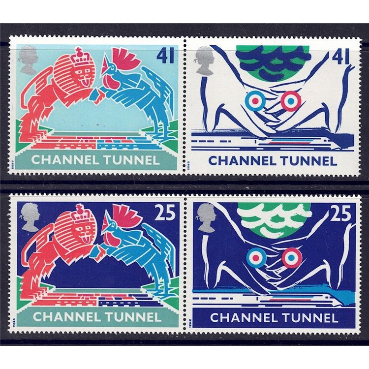 GREAT BRITAIN 1994 English Channel 4v MNH**