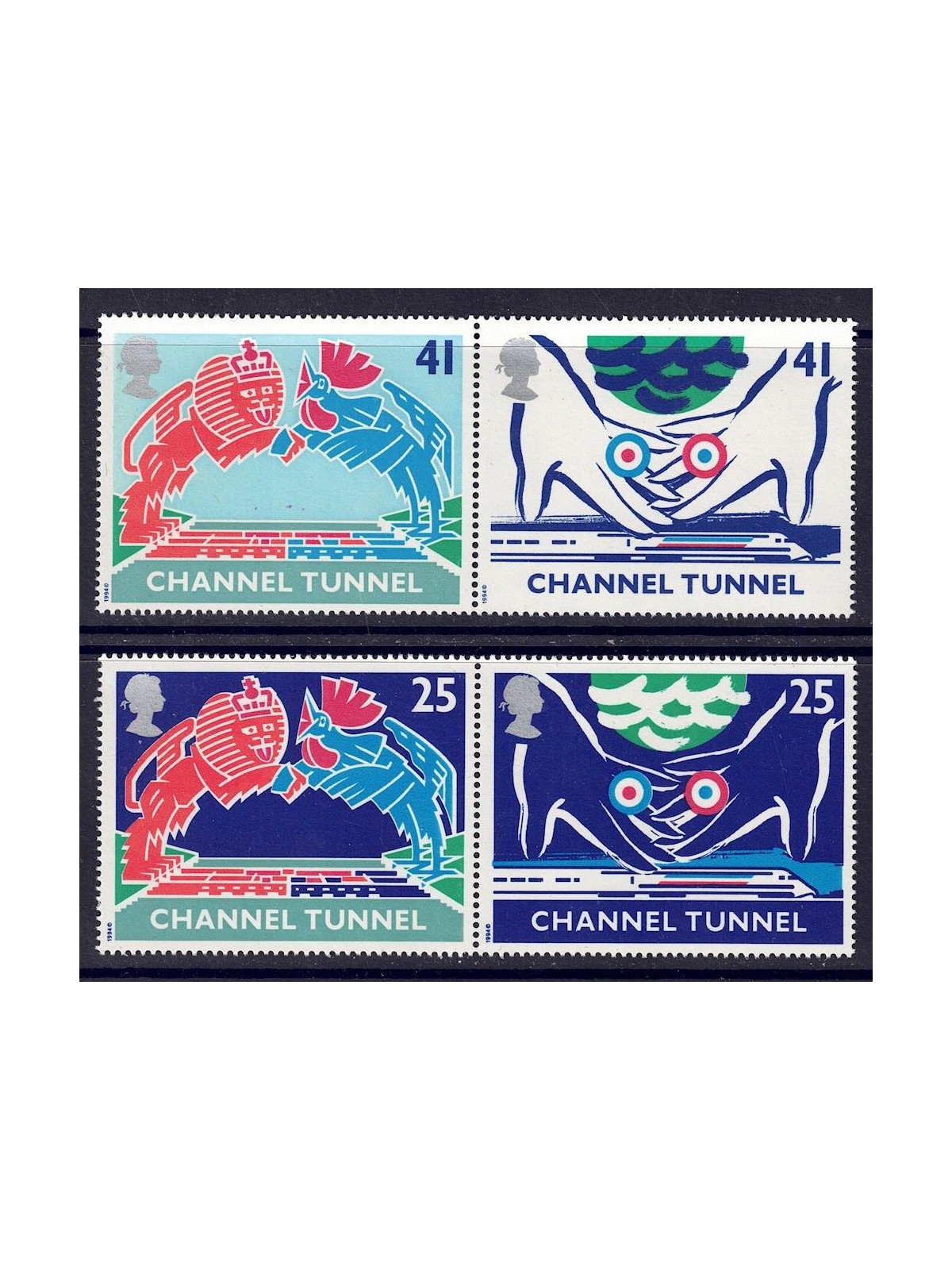 GREAT BRITAIN 1994 English Channel 4v MNH**