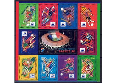 FRANCIA 1998 Coppa del Mondo di calcio LB MNH**