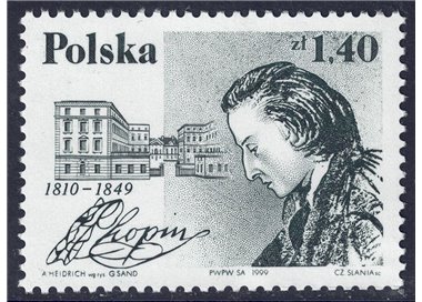 POLONIA 1999 Fryderyk Chopin MNH**