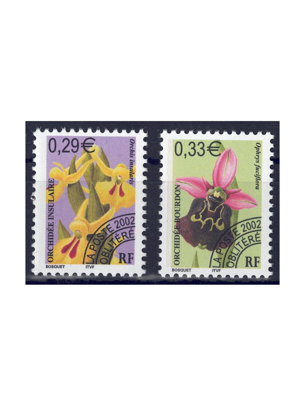 FRANCIA 2002 Preannullati (Orchidee) 2v MNH**