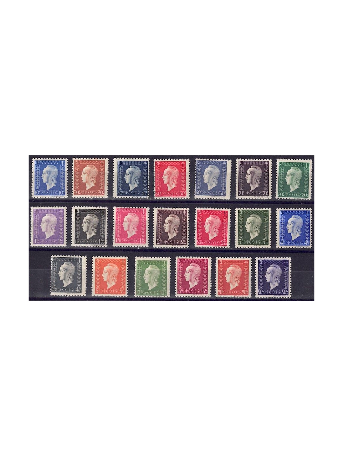 FRANCE 1944-45 Marianne of Dulac 20v MNH**