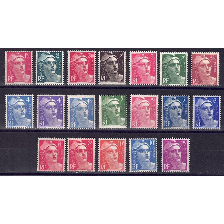 FRANCIA 1945 Marianna di Gandon 19v MNH**