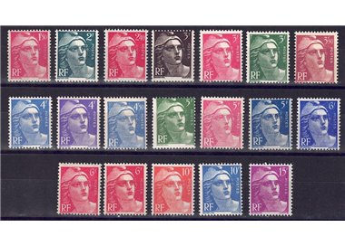 FRANCIA 1945 Marianna di Gandon 19v MNH**