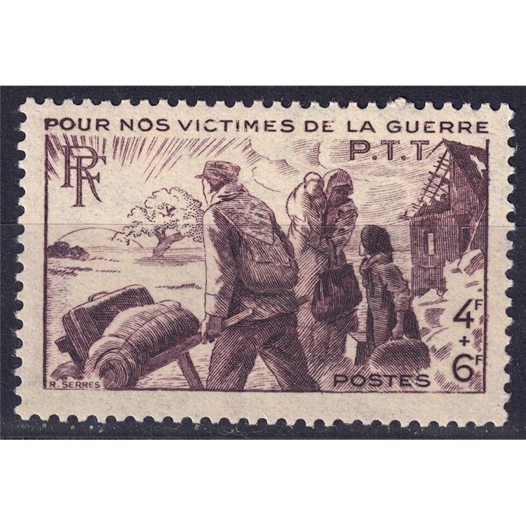 FRANCE 1945 Pro post-elegraph MNH**