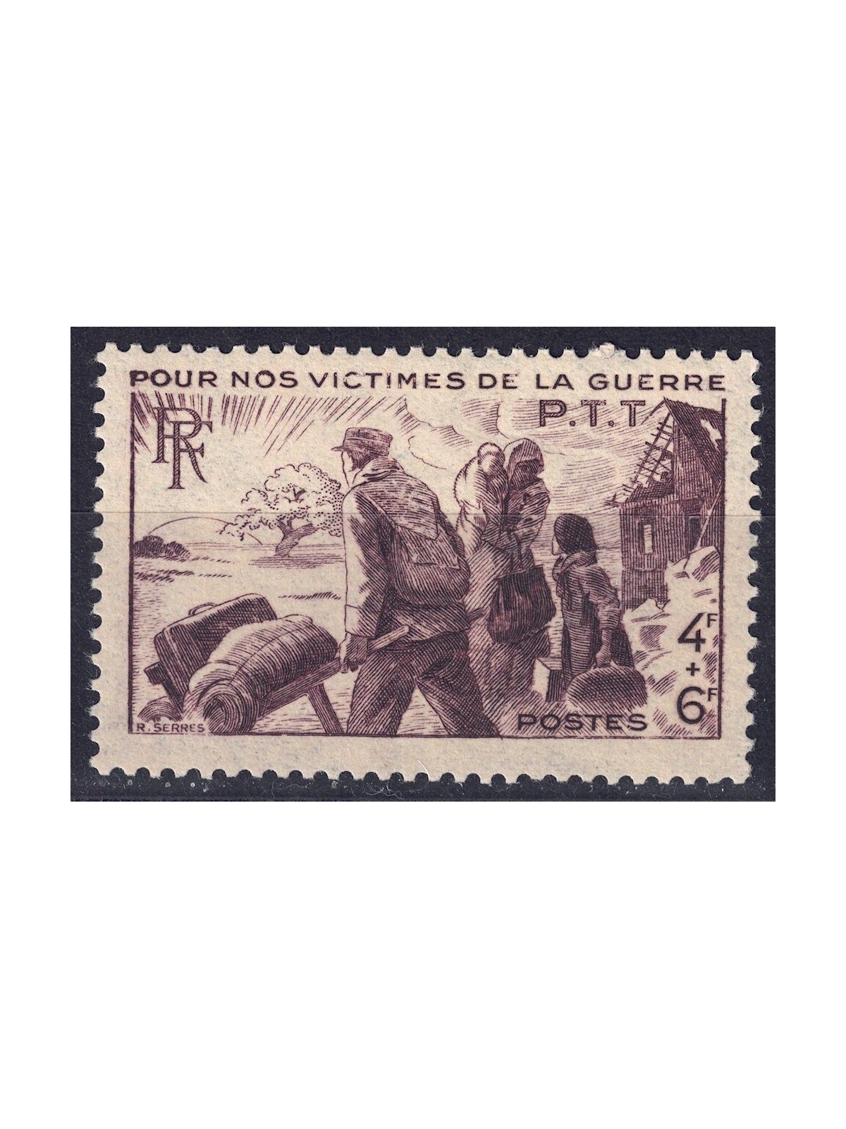 FRANCE 1945 Pro post-elegraph MNH**