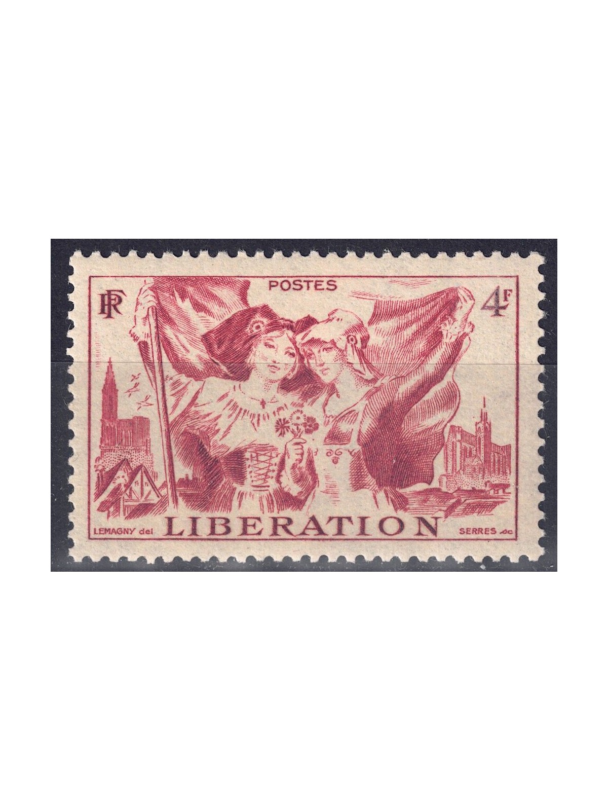 FRANCIA 1945 Liberazione dell'Alsazia MNH**