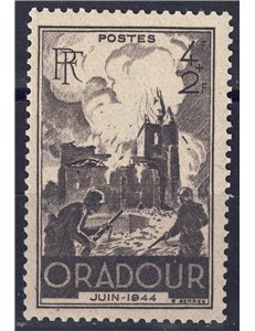 FRANCIA 1945 Distruzione di Oradour MNH**