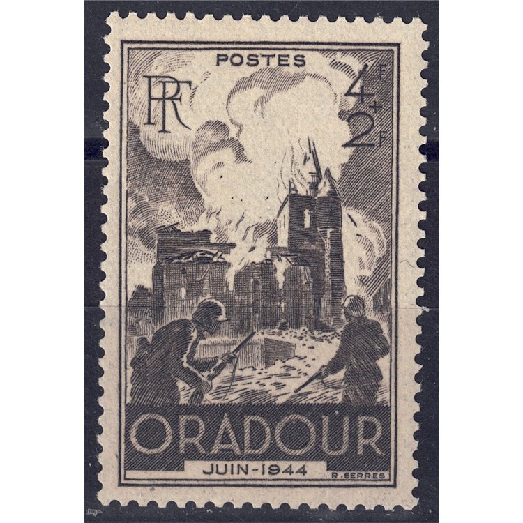 FRANCIA 1945 Distruzione di Oradour MNH**