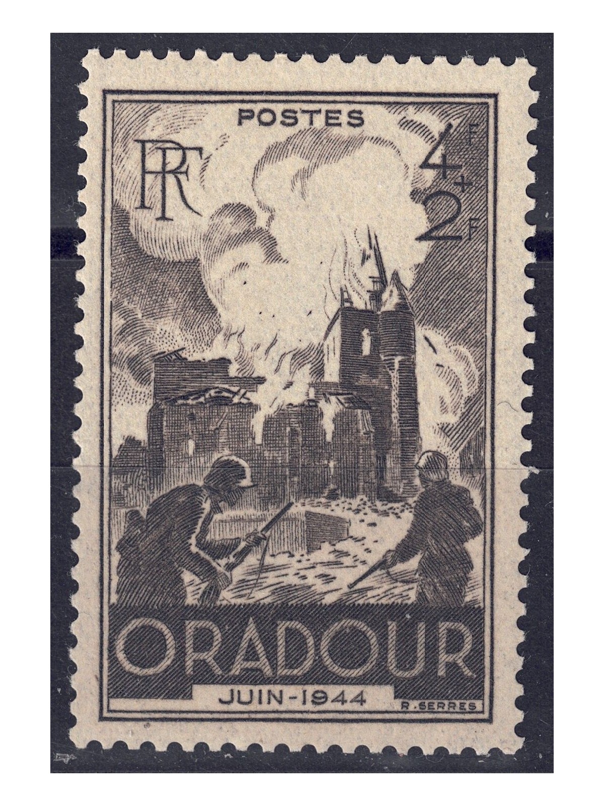 FRANCIA 1945 Distruzione di Oradour MNH**