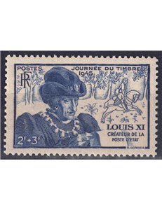 FRANCIA 1945 Giornata del francobollo MNH**