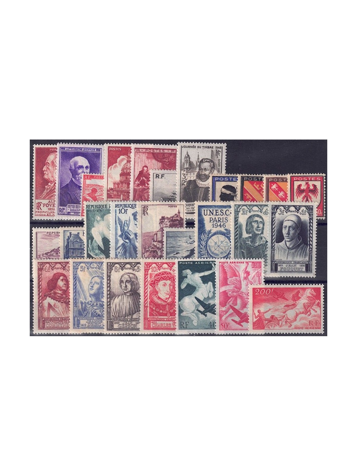 FRANCE 1946 Complete Year 27v MNH**