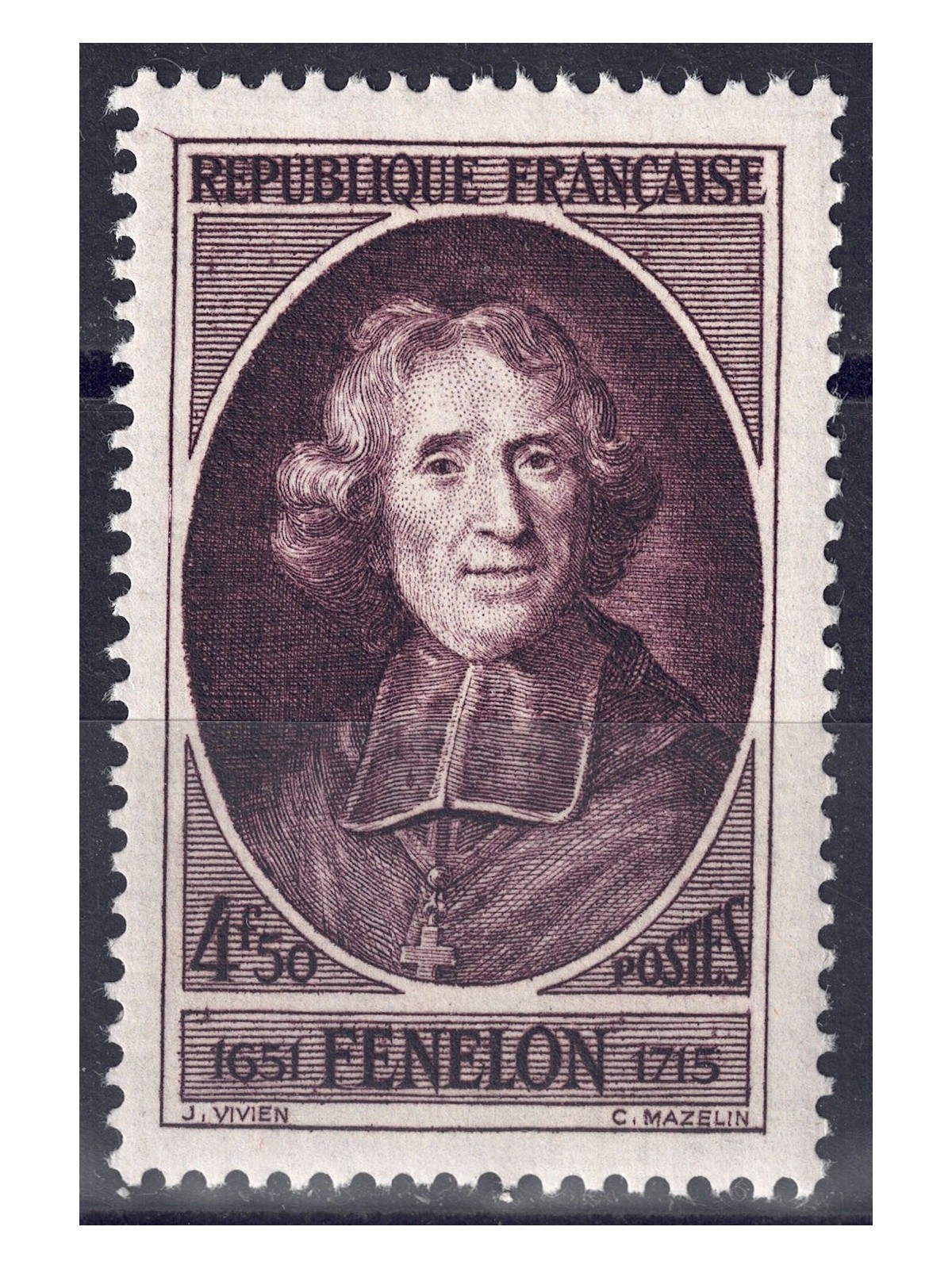 FRANCIA 1947 François de Fénelon MNH**
