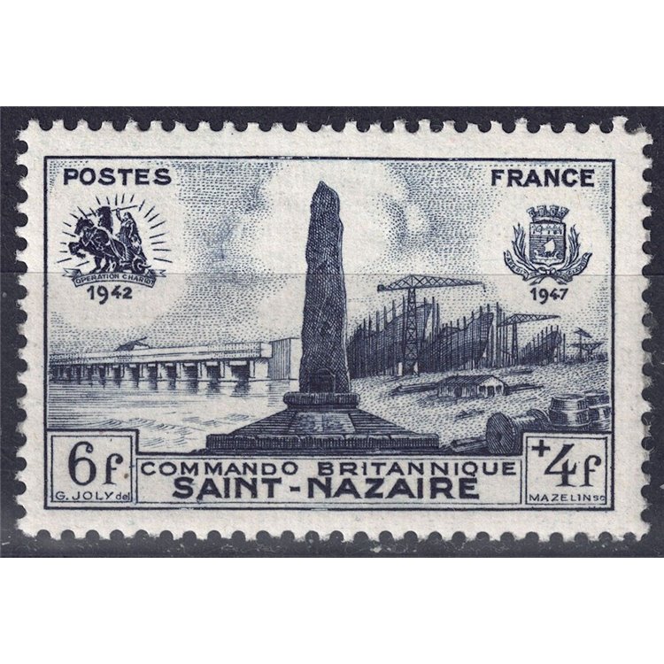 FRANCIA 1947 Saint-Nazaire MNH**