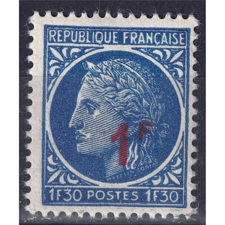 FRANCE 1947 Ceres overprinted MNH**