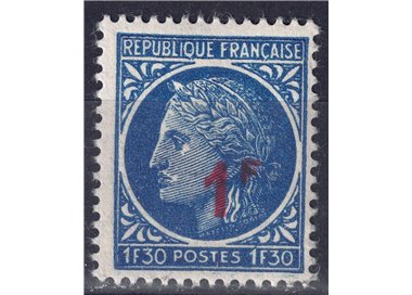 FRANCE 1947 Ceres overprinted MNH**