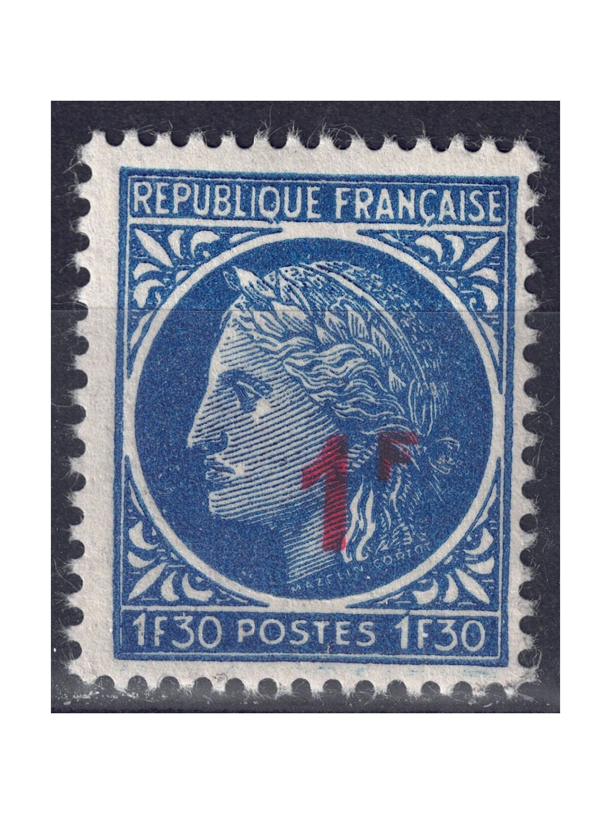 FRANCE 1947 Ceres overprinted MNH**