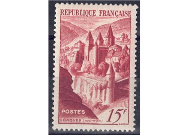 FRANCE 1947 Conques Abbey MNH**