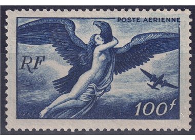 FRANCE 1947 Airmail 100 f. blue MNH**