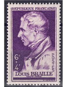 FRANCIA 1948 Louis Braille MNH**