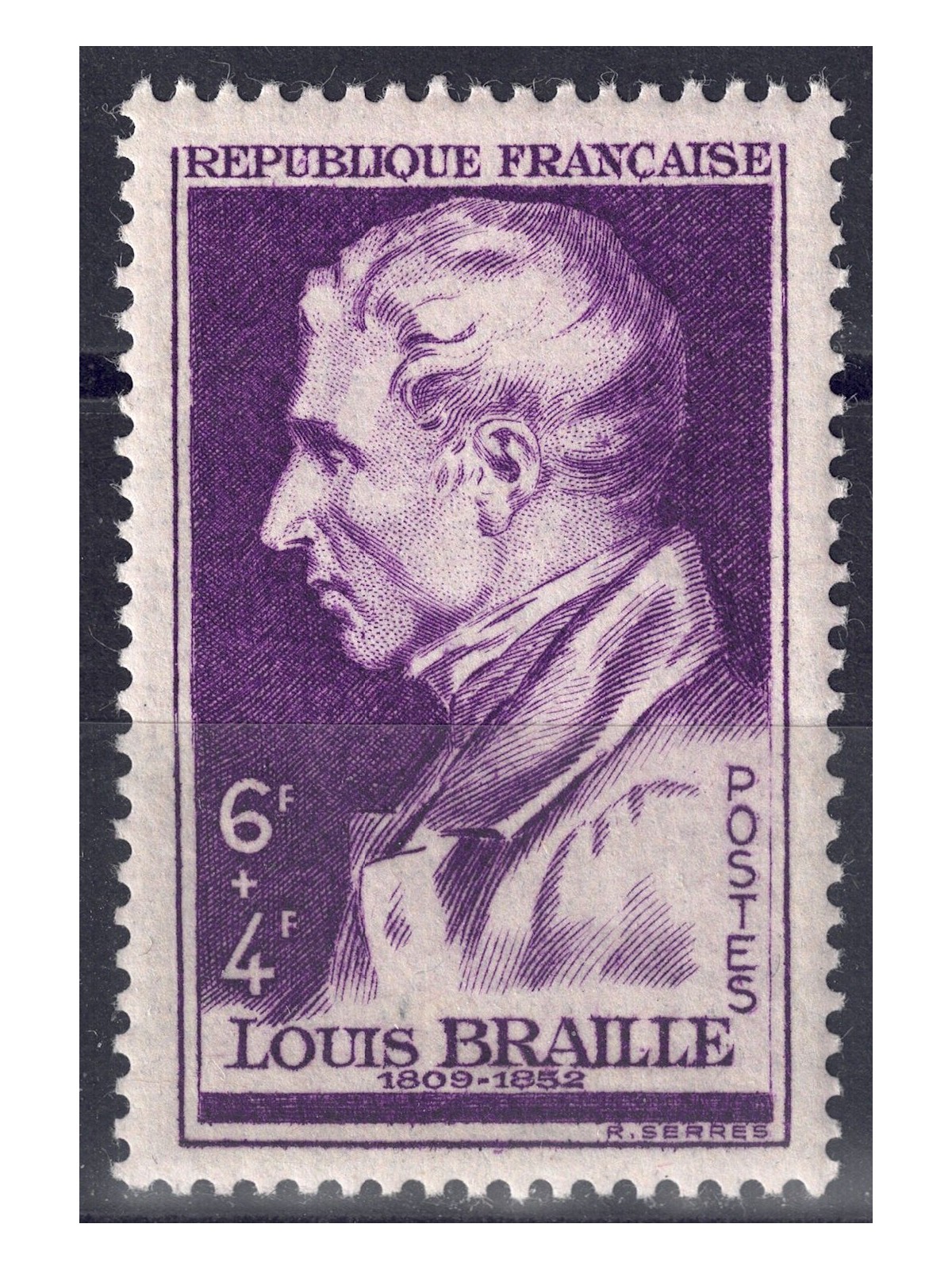 FRANCIA 1948 Louis Braille MNH**