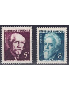 FRANCE 1948 Ashes of Illustrious Men 2v MNH**