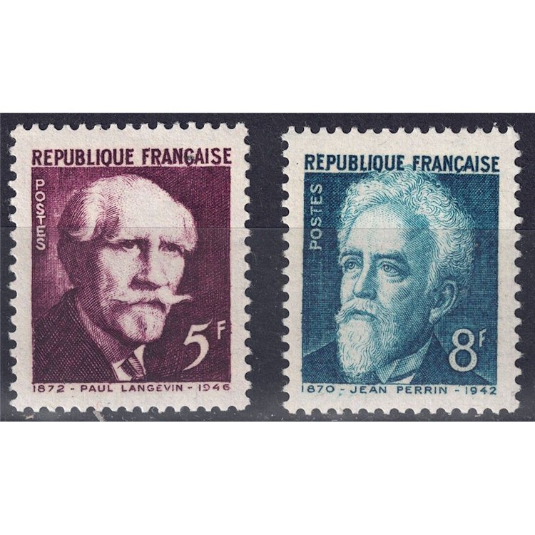FRANCIA 1948 Ceneri di Uomini Illustri 2v MNH**