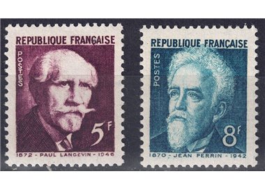 FRANCE 1948 Ashes of Illustrious Men 2v MNH**