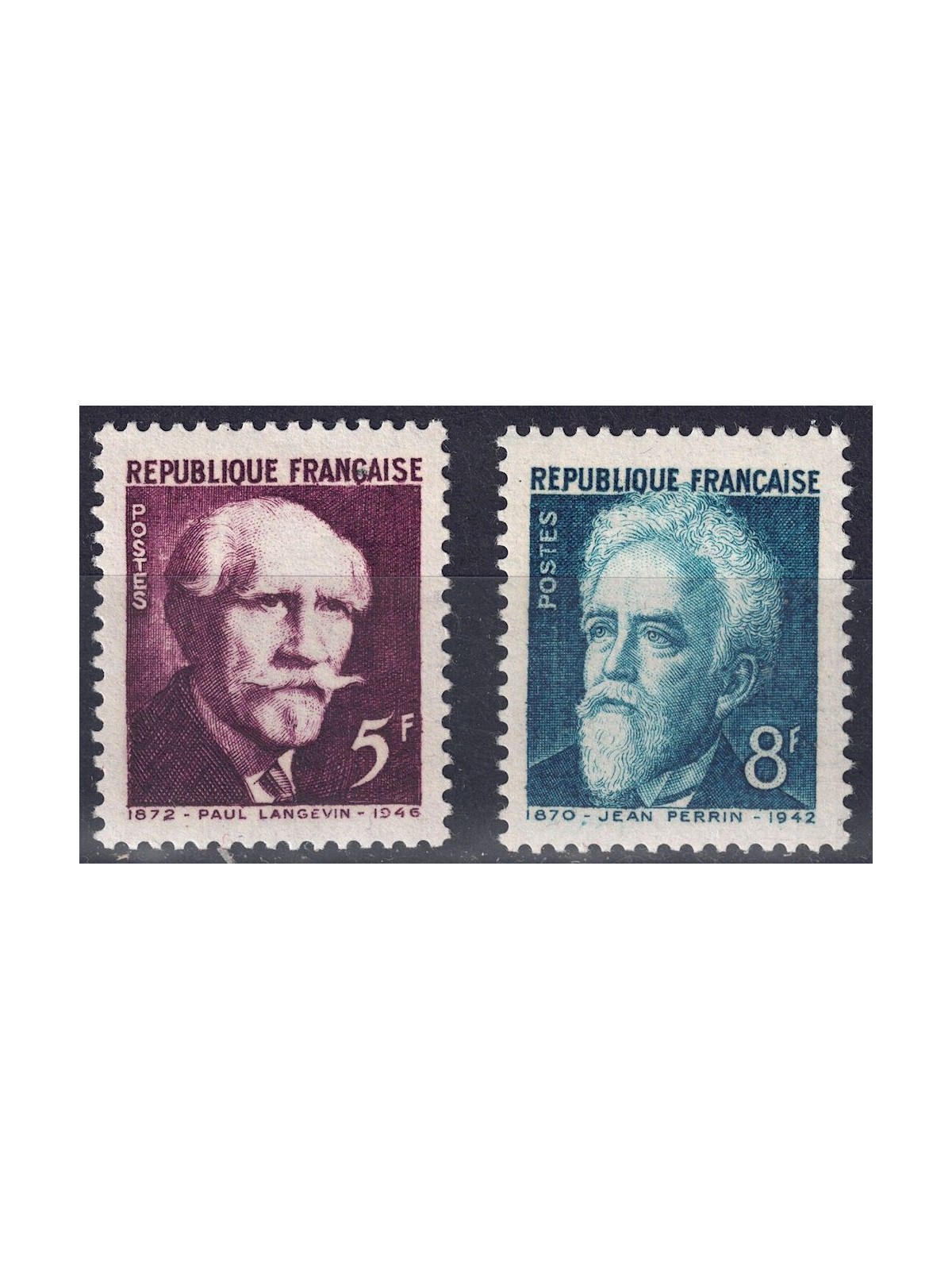 FRANCE 1948 Ashes of Illustrious Men 2v MNH**