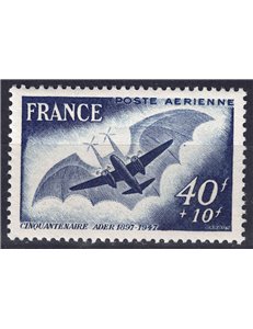 FRANCE 1948 Airmail (Clément Ader) MNH**