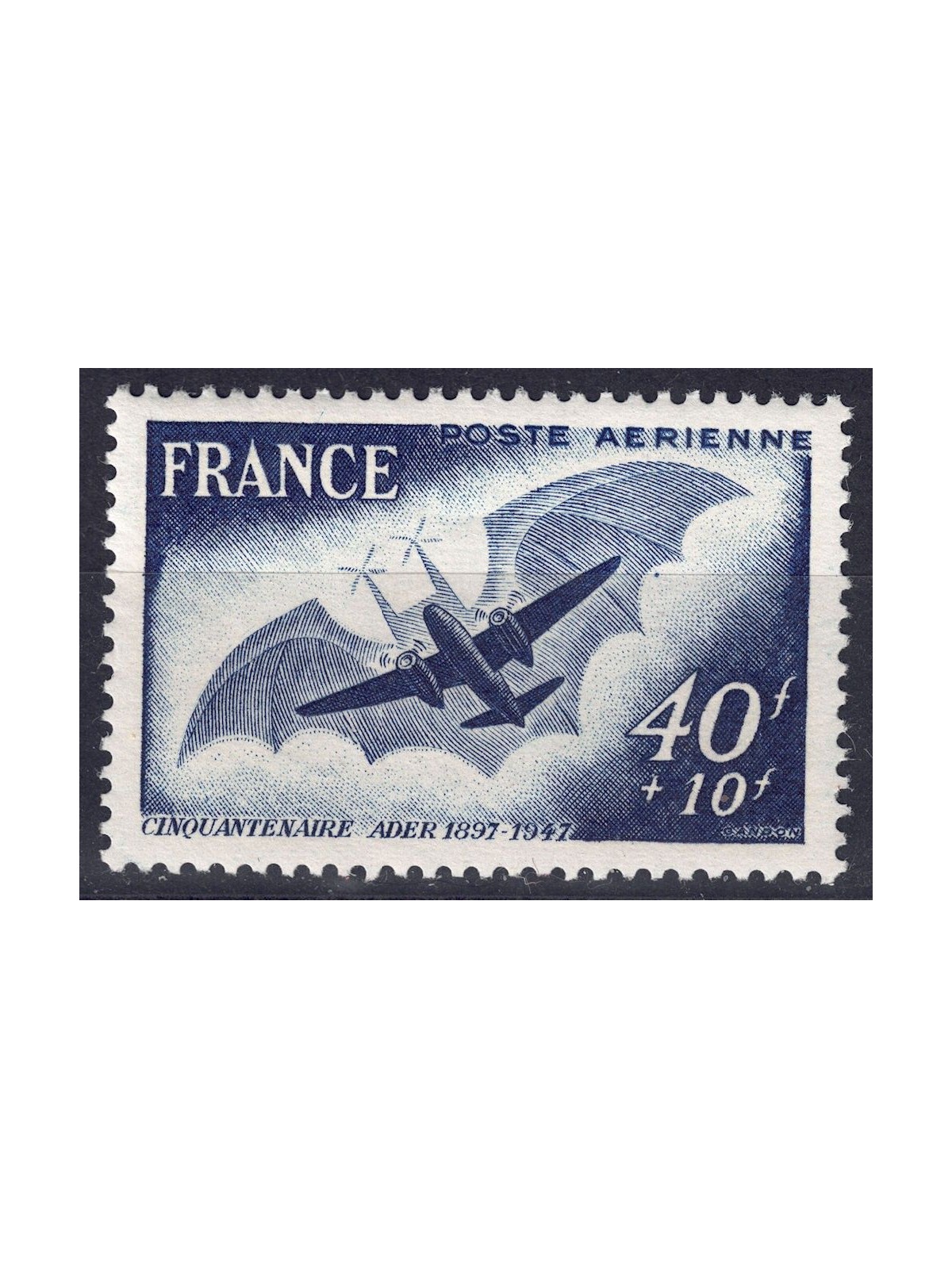 FRANCE 1948 Airmail (Clément Ader) MNH**