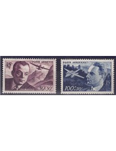 FRANCE 1948 Airmail (Mutual Aid) 2v MNH**
