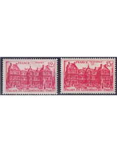 FRANCE 1948 Luxembourg Palace 2v MNH**