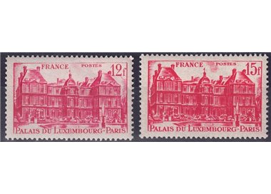 FRANCE 1948 Luxembourg Palace 2v MNH**